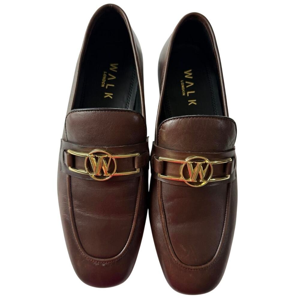 Walk London Men's Loafers - Size 7 - Brown - Like New